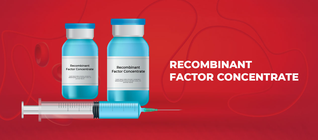 recombinant factor concentrate for treatment of hemophilia